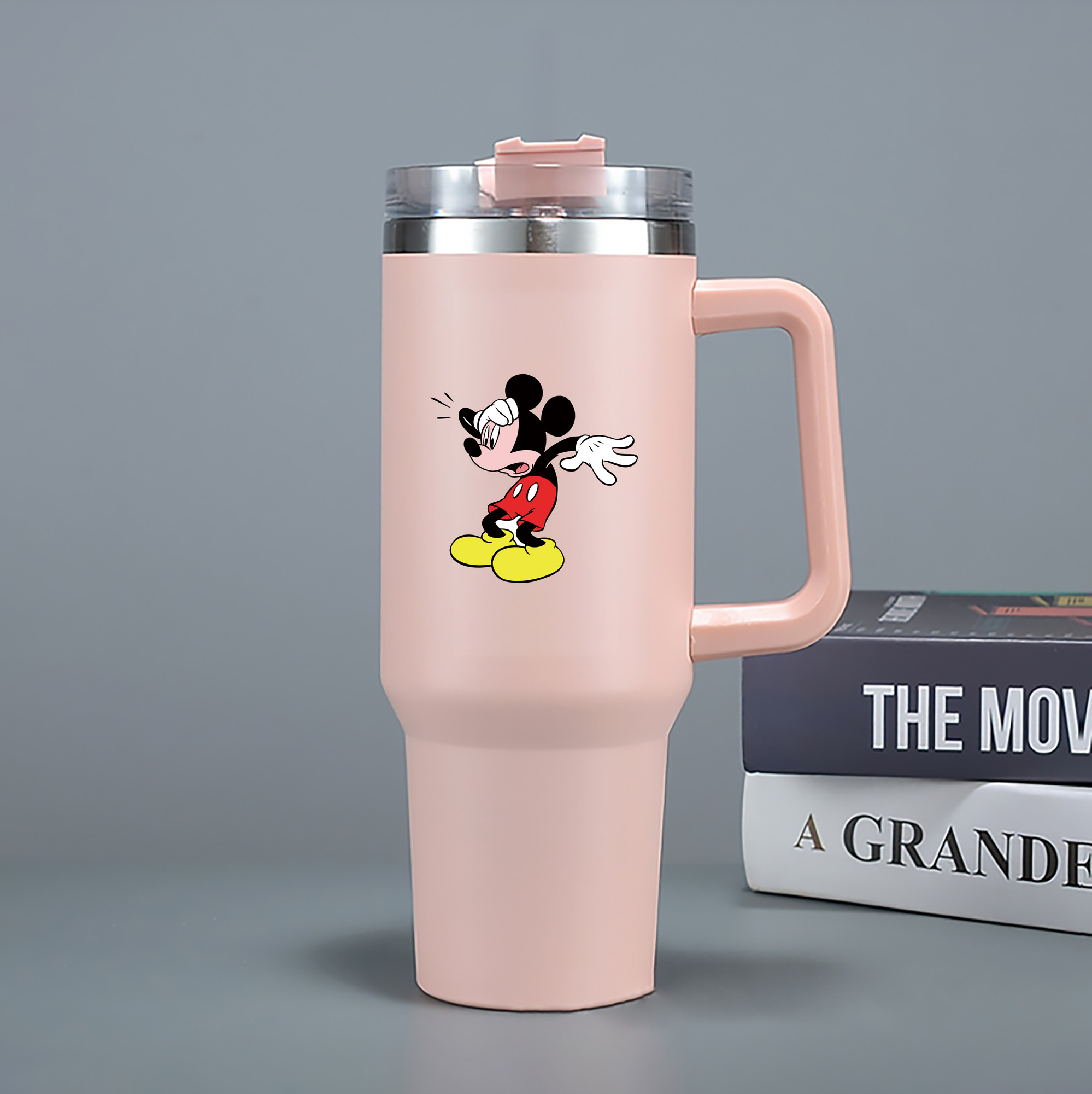 （画像用） ミッキーマウス Mickey Mouse 1200mL車用タンブラー（カラープリント）
